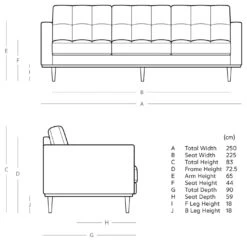 Swoon Berlin Velvet 4 Seater Sofa - Burnt Orange -Cooking and dining Shop 2004592 R E001