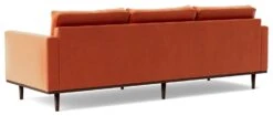 Swoon Berlin Velvet 4 Seater Sofa - Burnt Orange -Cooking and dining Shop 2004592 R Z005A