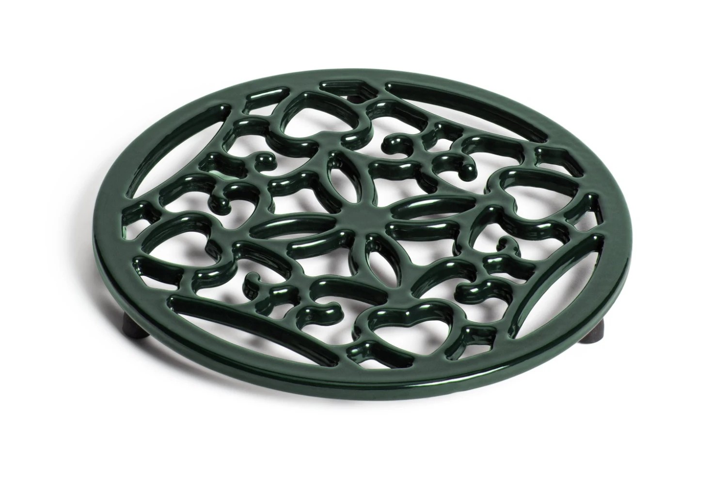 Habitat Cast Iron Trivet - Green 1 Habitat Cast Iron Trivet - Green