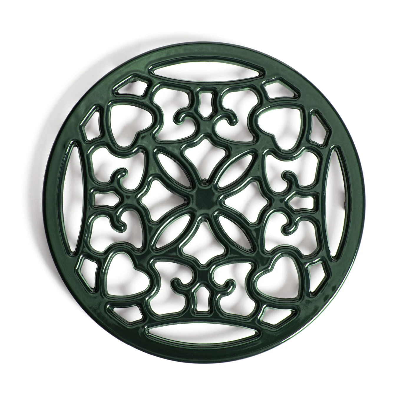 Habitat Cast Iron Trivet - Green 3 Habitat Cast Iron Trivet - Green - Image 3