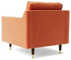 Swoon Rieti Velvet Armchair - Burnt Orange -Cooking and dining Shop 2007386 R Z004A
