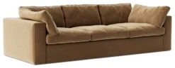 Swoon Seattle Velvet 3 Seater Sofa - Biscuit 11 Swoon Seattle Velvet 3 Seater Sofa - Biscuit -Cooking and dining Shop 2017187 R Z003A