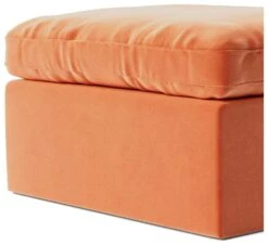 Swoon Seattle Velvet Ottoman Footstool - Burnt Orange 11 Swoon Seattle Velvet Ottoman Footstool - Burnt Orange -Cooking and dining Shop 2017682 R Z004A