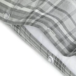 Habitat Grey Brushed Check Bedding Set - Single -Cooking and dining Shop 2019350 R Z004A