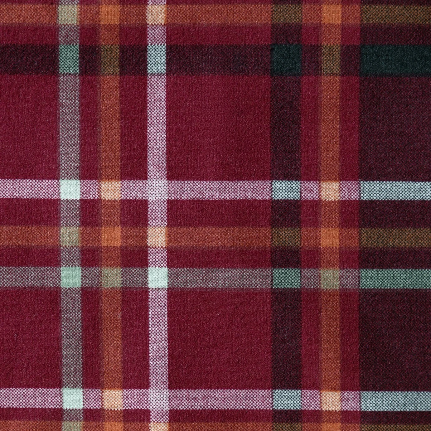 Habitat Red Brushed Check Bedding Set - Single 2 Habitat Red Brushed Check Bedding Set - Single - Image 2