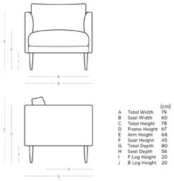 Swoon Luna Velvet Armchair - Fern Green -Cooking and dining Shop 2023092 R E001