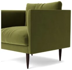 Swoon Luna Velvet Armchair - Fern Green -Cooking and dining Shop 2023092 R Z005A