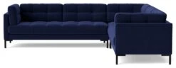 Swoon Landau Velvet 5 Seater Corner Sofa - Ink Blue 11 Swoon Landau Velvet 5 Seater Corner Sofa - Ink Blue -Cooking and dining Shop 2023700 R Z003A