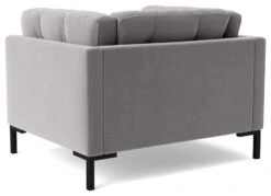 Swoon Landau Velvet Armchair - Silver Grey 14 Swoon Landau Velvet Armchair - Silver Grey -Cooking and dining Shop 2023865 R Z004A