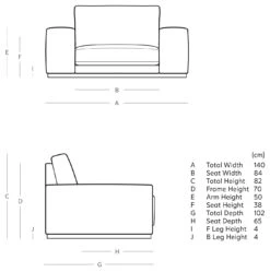 Swoon Denver Velvet Cuddle Chair - Granite Grey -Cooking and dining Shop 2024118 R E001