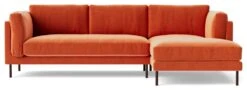 Swoon Munich Velvet Right Hand Corner Sofa - Burnt Orange 11 Swoon Munich Velvet Right Hand Corner Sofa - Burnt Orange -Cooking and dining Shop 2025650 R Z003A