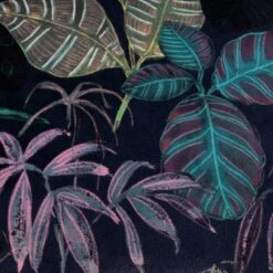 Habitat Botanical Print Velvet Cushion - Multi - 43x43cm 7 Habitat Botanical Print Velvet Cushion - Multi - 43x43cm -Cooking and dining Shop 2062840 R B001