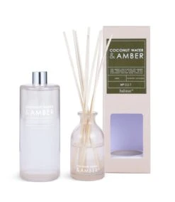 Habitat 90ml Diffuser & 180ml Refill - Coconut Water & Amber