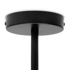 Habitat Opal Metal Bathroom Flush Ceiling Light - Black -Cooking and dining Shop 2067405 R Z003A