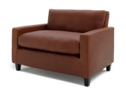 Habitat Chester Leather Cuddle Chair - Tan -Cooking and dining Shop 2067807 R Z002A