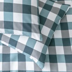 Argos Home Gingham Blue And White Bedding Set - Single -Cooking and dining Shop 2068459 R Z003A