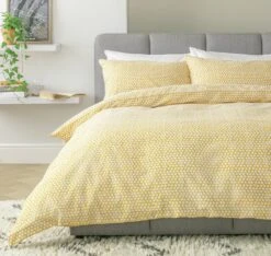 Argos Home Polka Square Yellow Bedding Set - Single -Cooking and dining Shop 2069245 R Z005A
