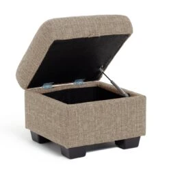 Habitat Lisbon Fabric Storage Footstool - Beige 9 Habitat Lisbon Fabric Storage Footstool - Beige -Cooking and dining Shop 2071130 R Z003A