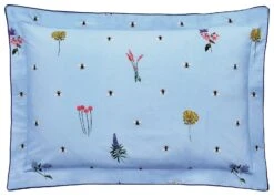 Joules Cotton Percale Pollinators Blue Bedding Set - Single -Cooking and dining Shop 2073516 R Z003A