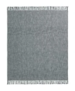 Habitat Recycled Throw - Grey - 150x200cm -Cooking and dining Shop 2076960 R Z004A