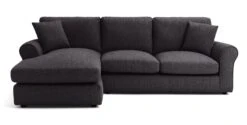 Habitat Lisbon Fabric Left Hand Corner Chaise Sofa- Charcoal 11 Habitat Lisbon Fabric Left Hand Corner Chaise Sofa- Charcoal -Cooking and dining Shop 2078092 R Z002A