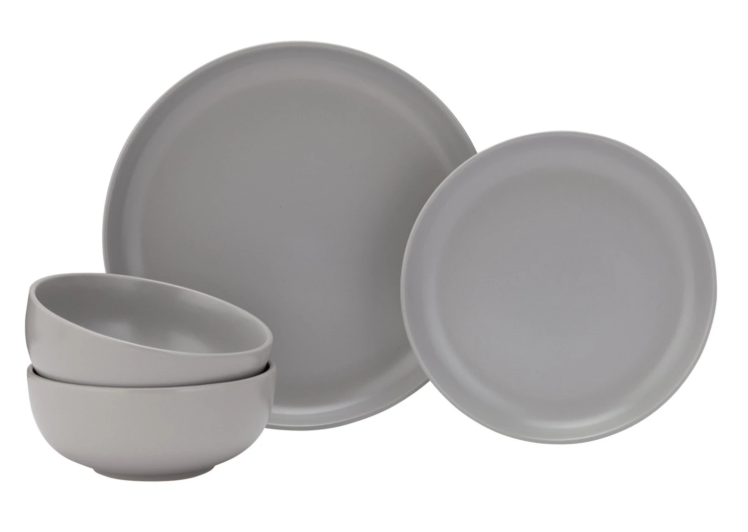 Habitat 12 Piece Stoneware Dinner Set - Matt Grey 1 Habitat 12 Piece Stoneware Dinner Set - Matt Grey