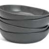 Habitat 4 Piece Stoneware Pasta Bowls - Grey