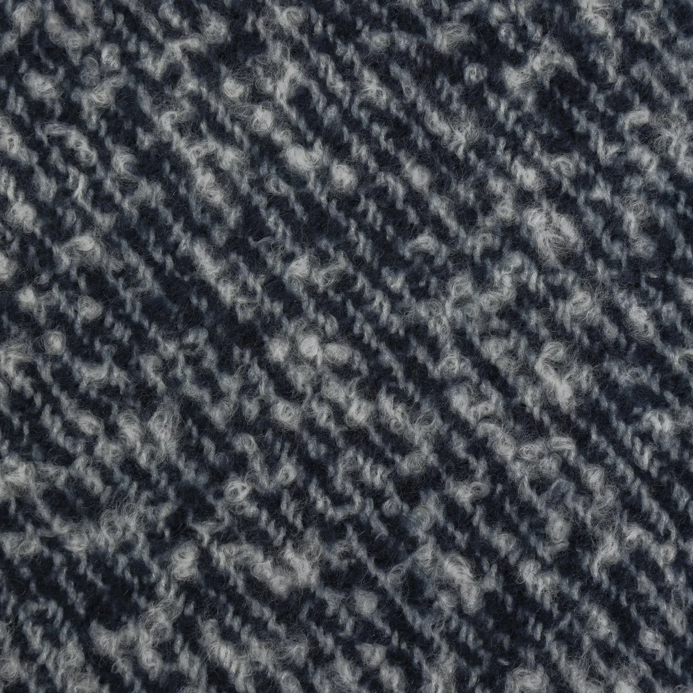Habitat Faux Textured Mohair Throw - Navy - 125x150cm 3 Habitat Faux Textured Mohair Throw - Navy - 125x150cm - Image 3