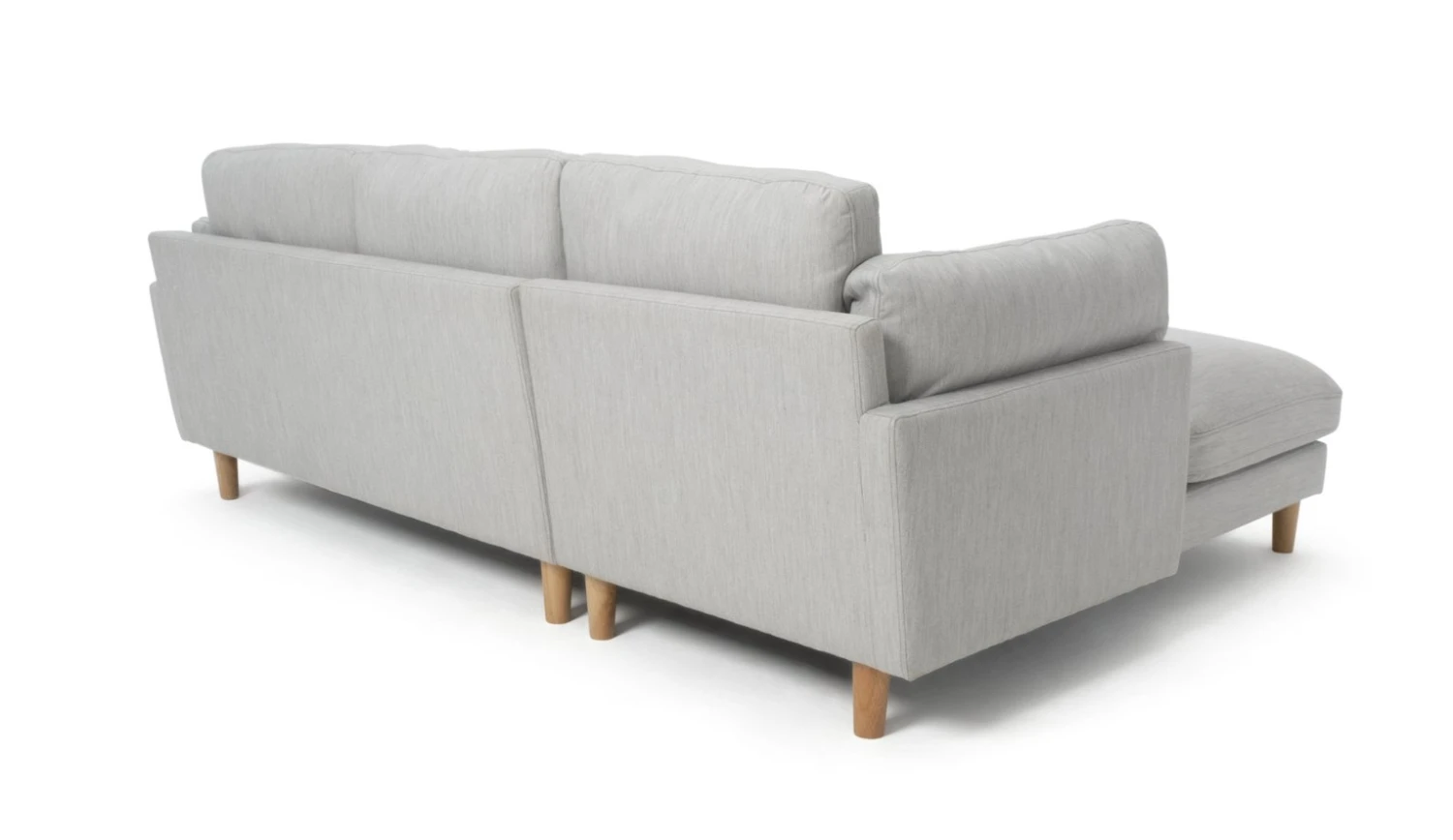 Habitat Salome Fabric Left Hand Corner Chaise Sofa - Grey 7 Habitat Salome Fabric Left Hand Corner Chaise Sofa - Grey - Image 7