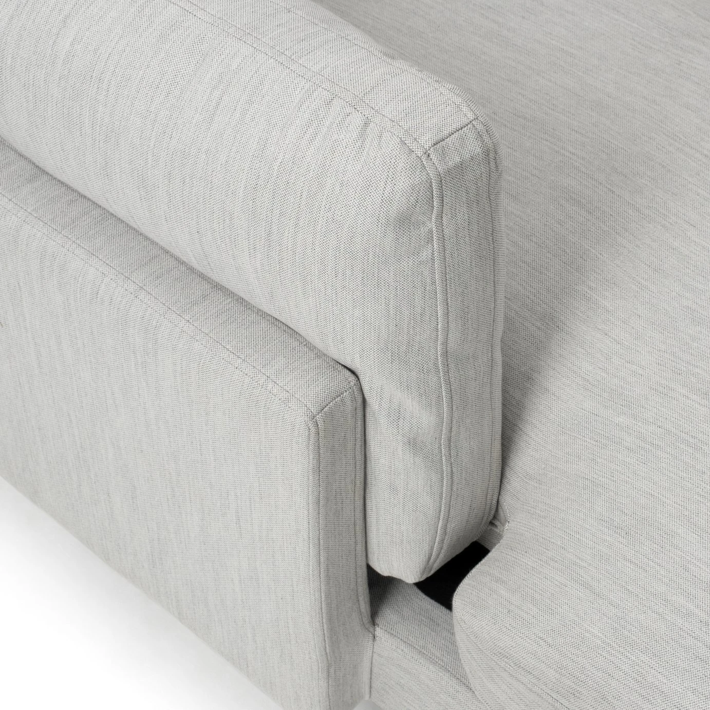 Habitat Salome Fabric Left Hand Corner Chaise Sofa - Grey 8 Habitat Salome Fabric Left Hand Corner Chaise Sofa - Grey - Image 8