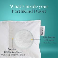 Earthkind Luxury Feather & Down 10.5 Tog Duvet - Single 12 Earthkind Luxury Feather & Down 10.5 Tog Duvet - Single -Cooking and dining Shop 2253721 R Z004A
