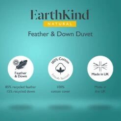 Earthkind Luxury Feather & Down 10.5 Tog Duvet - Single 19 Earthkind Luxury Feather & Down 10.5 Tog Duvet - Single -Cooking and dining Shop 2253721 R Z012A