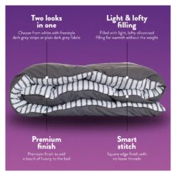 Slumberdown Coverless Comfort 10.5 Tog Duvet - Single -Cooking and dining Shop 2253848 R Z004A