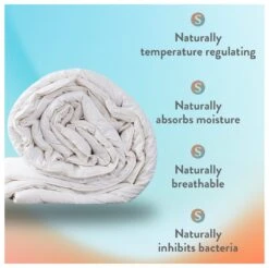 Slumberdown Wonderful Wool Medium Weight Duvet - Single -Cooking and dining Shop 2255097 R Z004A