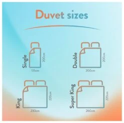 Slumberdown Wonderful Wool Medium Weight Duvet - Single -Cooking and dining Shop 2255097 R Z009A