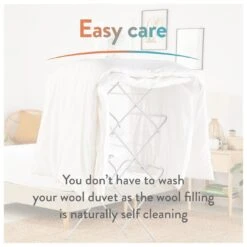 Slumberdown Wonderful Wool Medium Weight Duvet - Single -Cooking and dining Shop 2255097 R Z010A