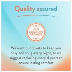 Slumberdown Wonderful Wool Medium Weight Duvet - Single -Cooking and dining Shop 2255097 R Z011A