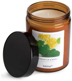 Habitat Scented Jar Candle - Geranium & Basil -Cooking and dining Shop 2257318 R Z002A