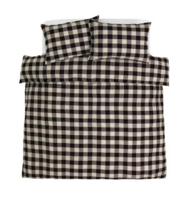 Habitat Gingham Check Black & White Bedding Set - Single -Cooking and dining Shop 2656500 R Z002A