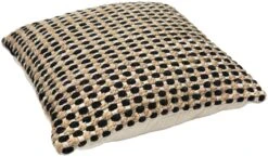 Habitat Jute Mono Check Cushion - Natural - 43X43cm 6 Habitat Jute Mono Check Cushion - Natural - 43X43cm -Cooking and dining Shop 2842596 R Z003A