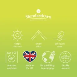 Slumberdown Spring Non Allergic 7.5 Tog Duvet - Single 23 Slumberdown Spring Non Allergic 7.5 Tog Duvet - Single -Cooking and dining Shop 2842936 R Z013A