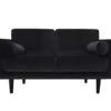 Habitat Jacob Fabric 2 Seater Sofa - Black