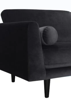Habitat Jacob Fabric 2 Seater Sofa - Black -Cooking and dining Shop 2910143 R Z006A