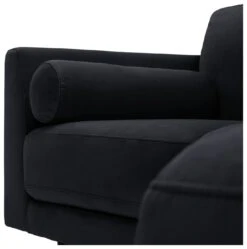 Habitat Jacob Velvet Right Hand Corner Sofa - Black 13 Habitat Jacob Velvet Right Hand Corner Sofa - Black -Cooking and dining Shop 2910260 R Z010A