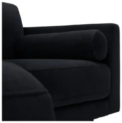 Habitat Jacob Velvet Left Hand Corner Sofa - Black 13 Habitat Jacob Velvet Left Hand Corner Sofa - Black -Cooking and dining Shop 2910325 R Z010A