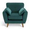Habitat Iris Fabric Armchair - Teal