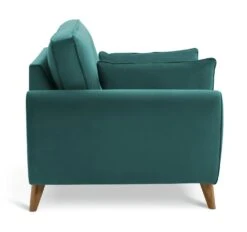 Habitat Iris Fabric Armchair - Teal -Cooking and dining Shop 2910576 R Z004A