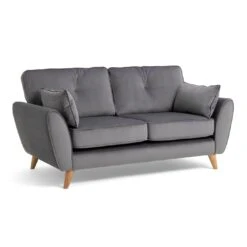 Habitat Iris Fabric 2 Seater Sofa - Grey -Cooking and dining Shop 2910662 R Z002A