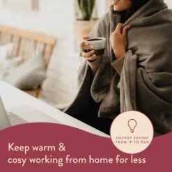 Dreamland Snuggle Up Heated Grey Throw - Large 11 Dreamland Snuggle Up Heated Grey Throw - Large -Cooking and dining Shop 2990606 R Z010A