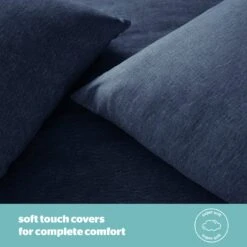 Silentnight Coverless 10.5Tog Navy Duvet &Pillowcase- Single -Cooking and dining Shop 3032257 R Z003A